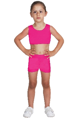 SHORT DANZA LYCRA FUCSIA BABY